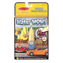 Load image into Gallery viewer, Water Wow! Vehicles - On the Go Travel Activity
