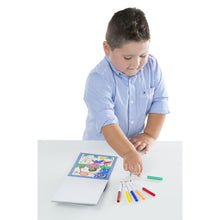 Load image into Gallery viewer, On the Go Color by Numbers Kids&#39; Design Boards With 6 Markers - Playtime, Construction, Sports
