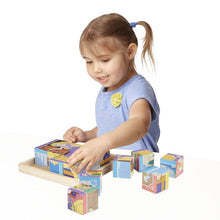 Load image into Gallery viewer, Disney Princess Wooden Cube Puzzle
