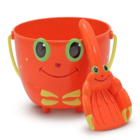 Clicker Crab Pail and Shovel Sand Toys