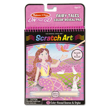Load image into Gallery viewer, On the Go Scratch Art Color Reveal Pad - Fairy Tales
