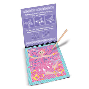 On the Go Scratch Art Color Reveal Pad - Fairy Tales