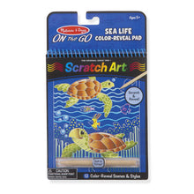 Load image into Gallery viewer, On the Go Scratch Art Color Reveal Pad - Sea Life
