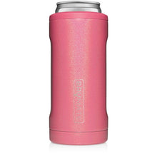Load image into Gallery viewer, Hopsulator Slim Can Cooler Glitter Pink
