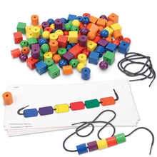 Load image into Gallery viewer, Beads &amp; Pattern Cards Activity Set
