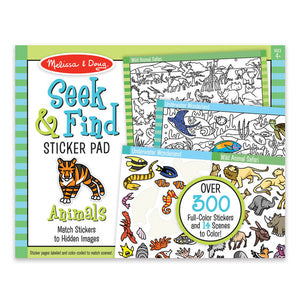 Seek & Find Sticker Pad- Animals