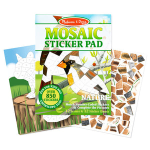 Mosaic Sticker Pad - Nature  Item