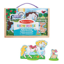 Load image into Gallery viewer, Show Horse Magnetic Dress-Up Play Set
