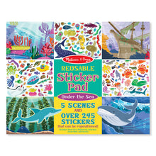 Load image into Gallery viewer, Reusable Sticker Pad - Under the Sea
