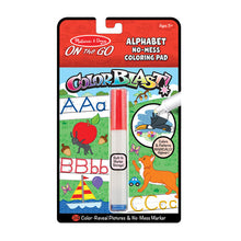 Load image into Gallery viewer, On the Go ColorBlast No-Mess Coloring Pad - Colorblast - Alphabet
