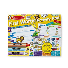 Load image into Gallery viewer, First Words Activity Pad

