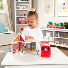 Load image into Gallery viewer, Magnetivity Magnetic Building Play Set - Fire Station
