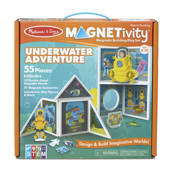 Magnetivity Magnetic Building Play Set - Underwater Adventure