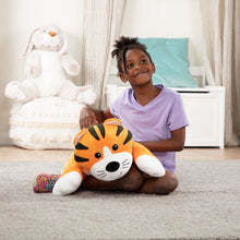 Load image into Gallery viewer, Cuddle Tiger Jumbo Plush Stuffed Animal
