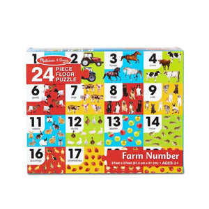 Farm Number Floor Puzzle