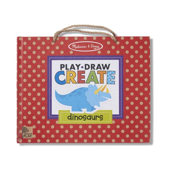 Natural Play: Play, Draw, Create Reusable Drawing & Magnet - Dinosaurs