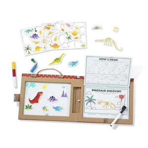 Natural Play: Play, Draw, Create Reusable Drawing & Magnet - Dinosaurs