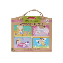 Load image into Gallery viewer, Natural Play Wooden Puzzle: Little Princesses
