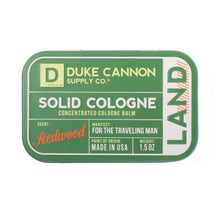 Load image into Gallery viewer, Duke Cannon Solid Cologne Redwood
