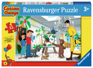 Look Curious George 35 Pc Puzzle
