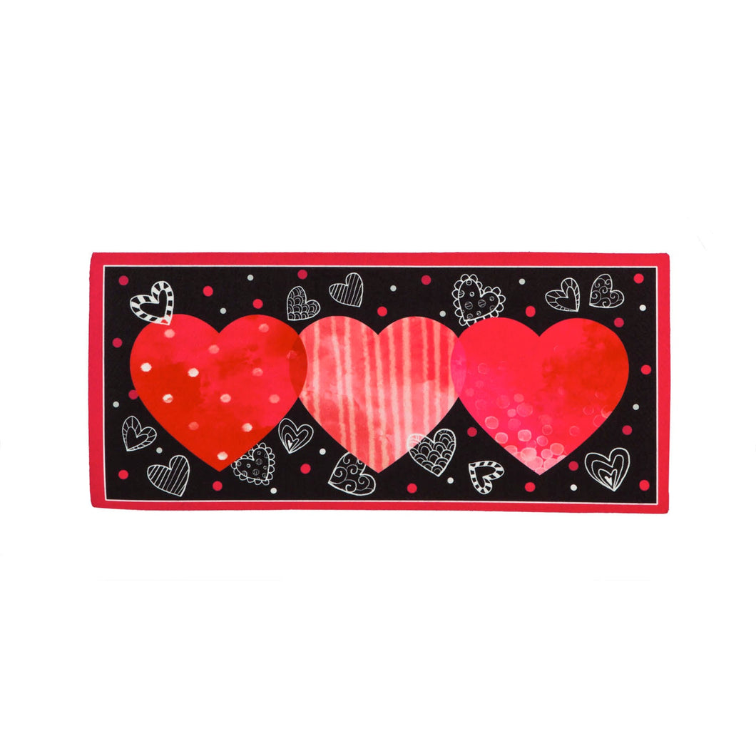 Valentine's Heart Trio Switch Mat