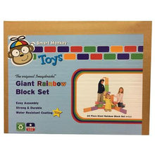 Load image into Gallery viewer, Smart Monkey Toys 24 Piece Rainbow Block Set
