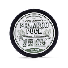 Load image into Gallery viewer, Duke Cannon Shampoo Puck Field Mint
