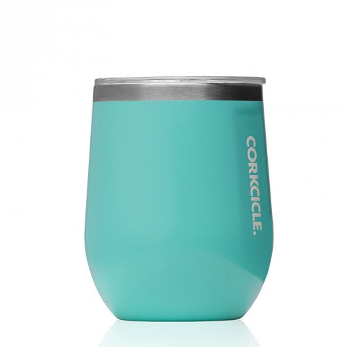 Corkcicle Stemless-12oz Gloss Turquoise