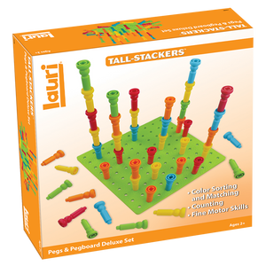 Lauri Deluxe Tall-Stackers™ Pegs & Pegboard Set