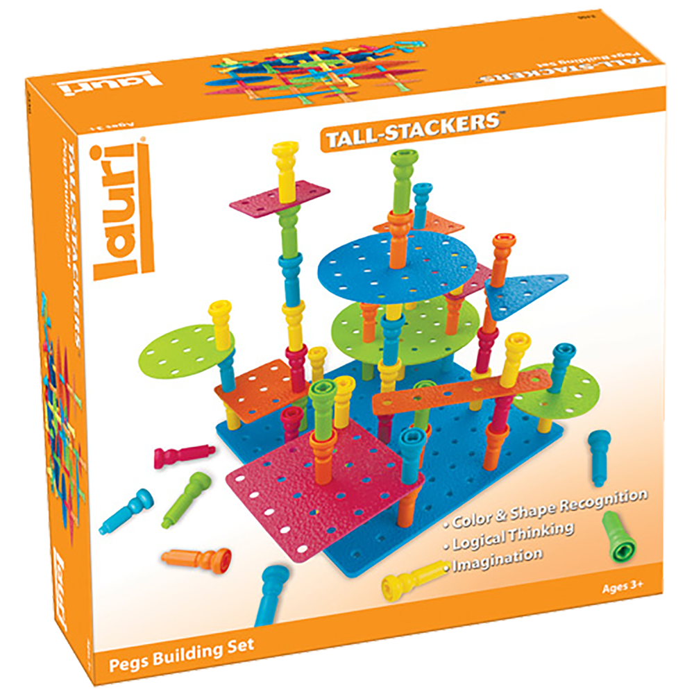 Tall-Stackers™ Pegs Building Set