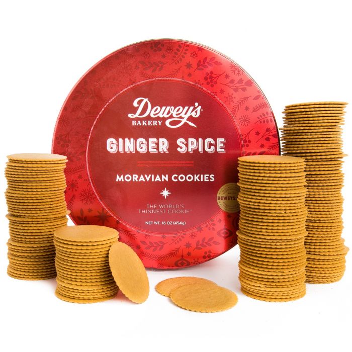 Ginger Spice Cookie Thins Gift Tin 16 oz