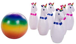 Giant Inflatable Unicorn Bowling