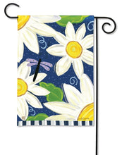 Load image into Gallery viewer, Daisy Blues Garden Flag
