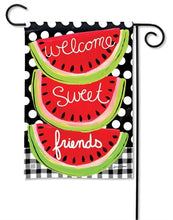 Load image into Gallery viewer, Sweet Watermelon Garden Flag
