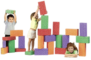 Smart Monkey Toys 24 Piece Rainbow Block Set