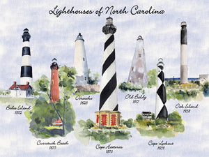 Lighthouses of North Carolina 500 pc Puzzle