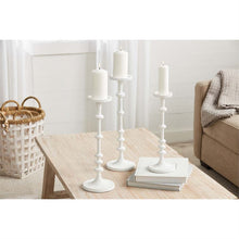 Load image into Gallery viewer, White Candlesticks - 19 Inches
