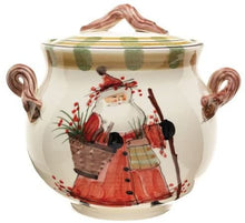 Load image into Gallery viewer, Vietri Old St. Nick Biscotti Jar
