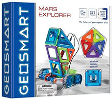 Load image into Gallery viewer, GeoSmart Mars Explorer  STEM-Focused 51-Piece Magnetic Vehicle Building Set
