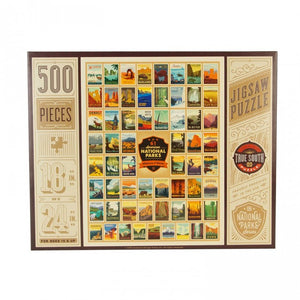 National Parks Emblems 500 Piece Puzzle