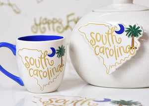 South Carolina Motif 4.25 Mug