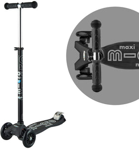 micro Scooter Maxi Deluxe Black/Grey