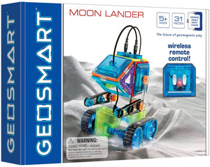 GeoSmart Moon Lander STEM-Focused GeoMagnetic Vehicle Building Set