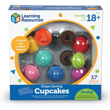 Load image into Gallery viewer, Smart Snacks® Shape Sorting Cupcakes
