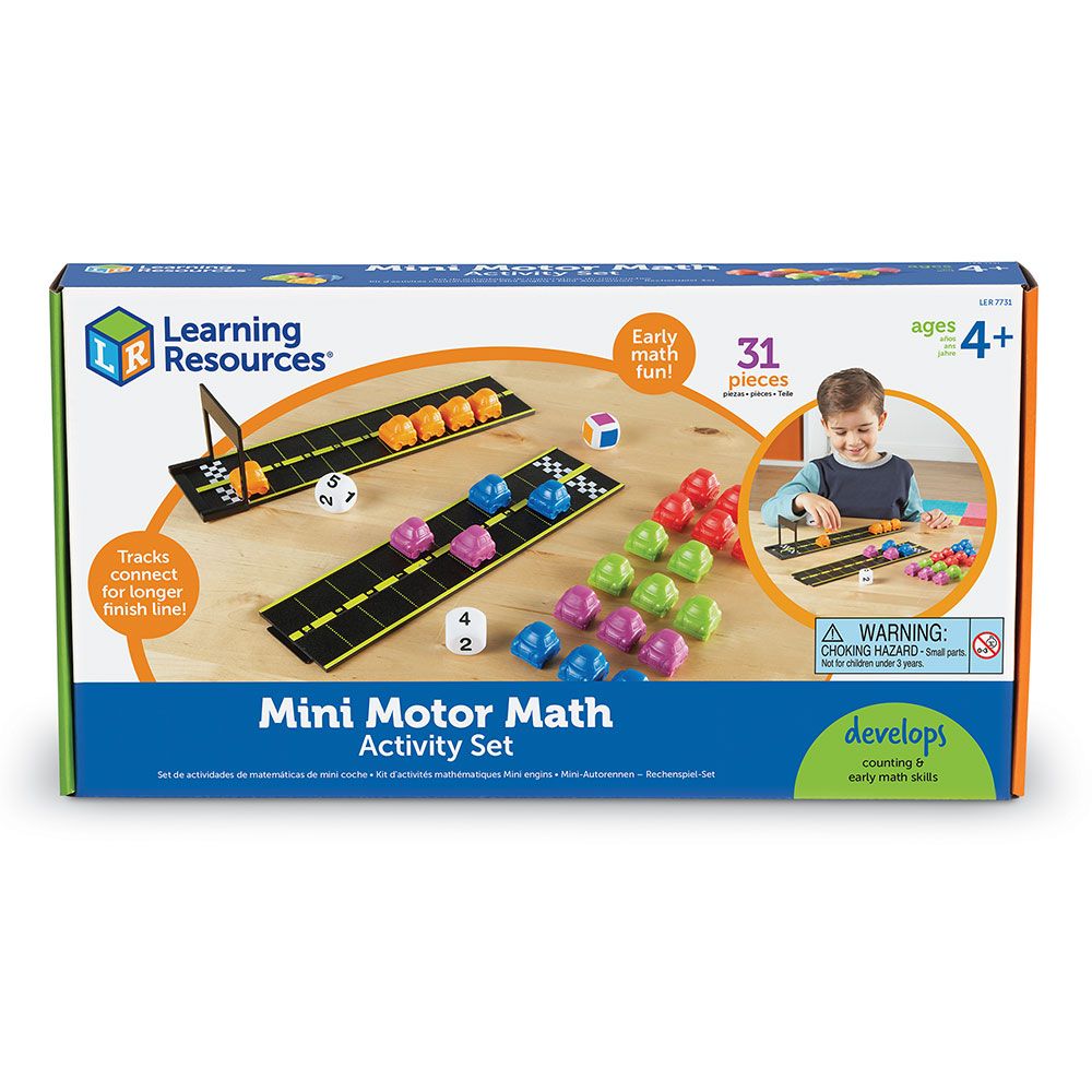 Mini Motor Math Activity Set