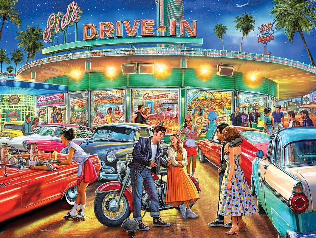 American Drive-In 1000 Piece Puzzle