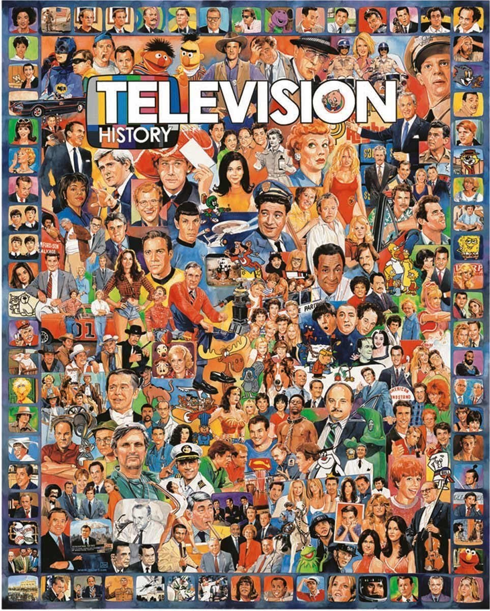 Television History 1000 Piece Puzzle