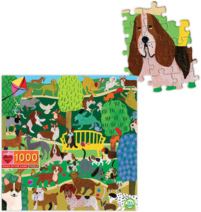 Dogs in the Park 1000 Pc Sq Puzzle