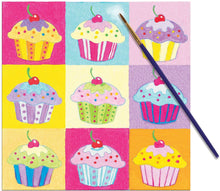Load image into Gallery viewer, Paint by Number Cupcake Pop-Art
