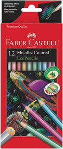 12 Metallic Colored EcoPencils